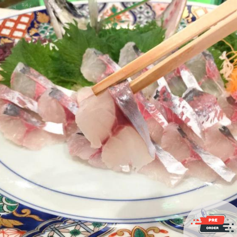 【預訂款】原條日本竹莢魚200-300g 1條(免費代切) (約4-6個工作天)