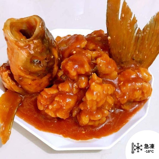 無骨界花松鼠魚 (440g±) #鱸魚 #清蒸 #脆炸 #松子魚