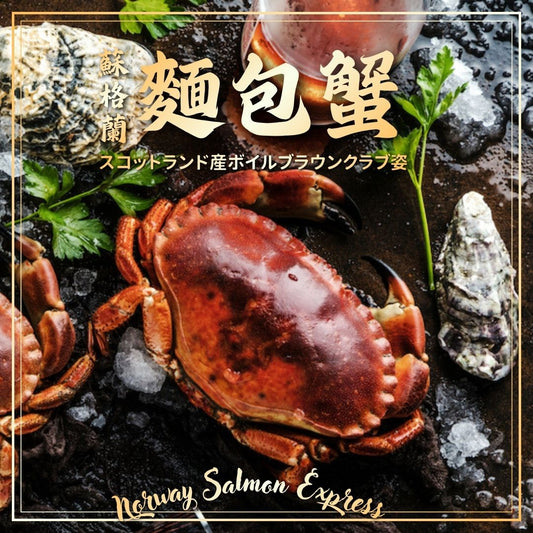 蘇格蘭原隻即食熟麵包蟹 (400g+)(急凍-18℃)