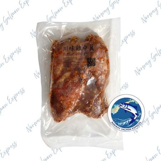 標記肉食 - 川味雞中翼 (454g)(急凍-18°C)