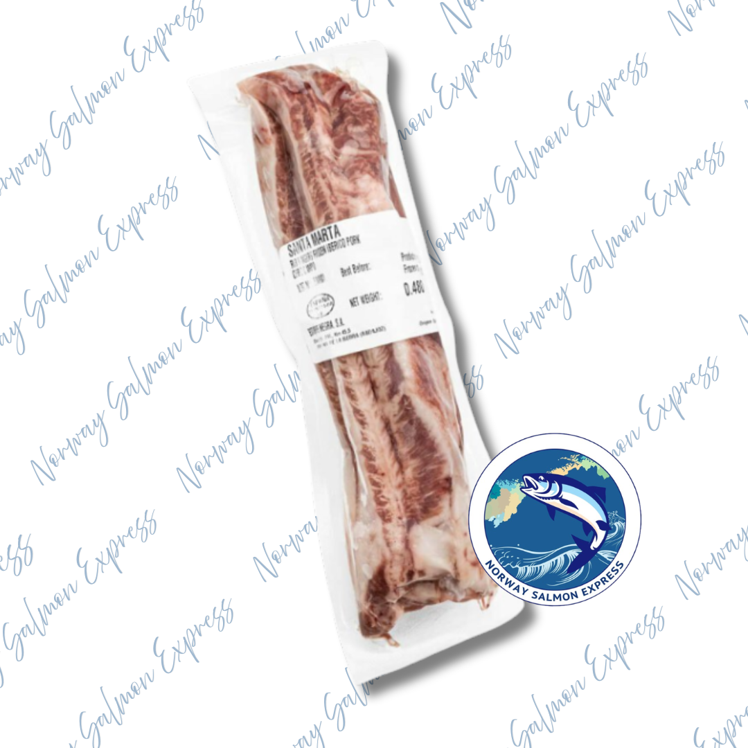 西班牙伊比利亞黑毛豬肋條肉 (400g+)(急凍-18° C)
