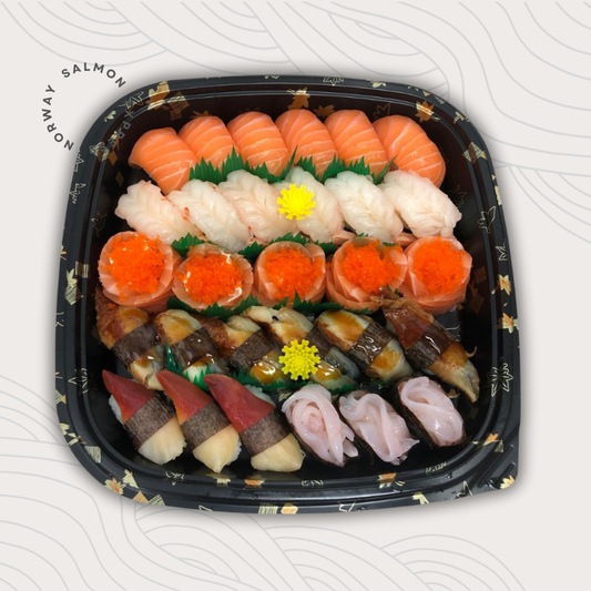 【需預訂】盛宴壽司拼盤 29件 (手握壽司)