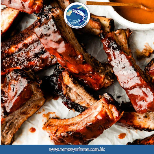 Champion - 原條BBQ醬生豬仔骨(500G+)(急凍-18°C)