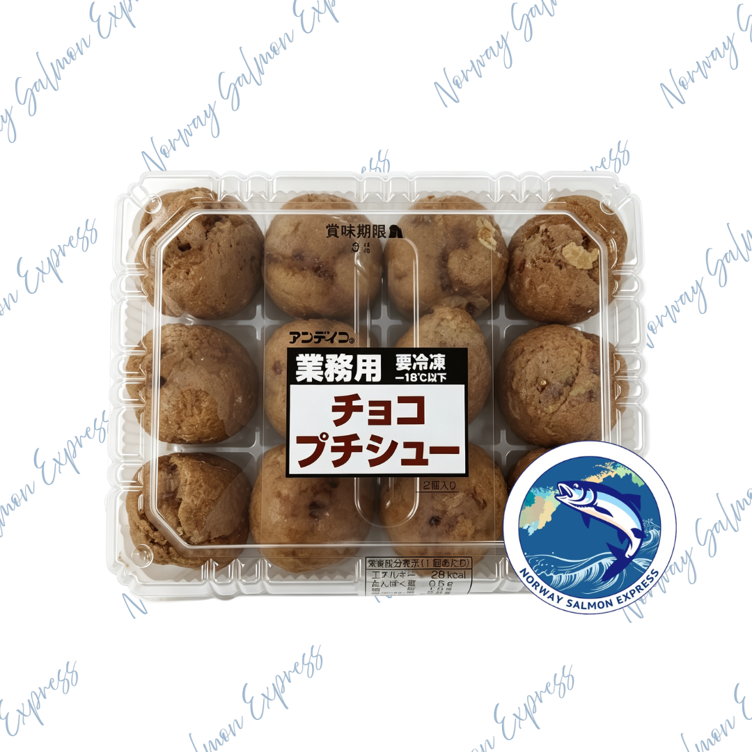 日本朱古力泡芙 (100g/12粒)(急凍-18°C)