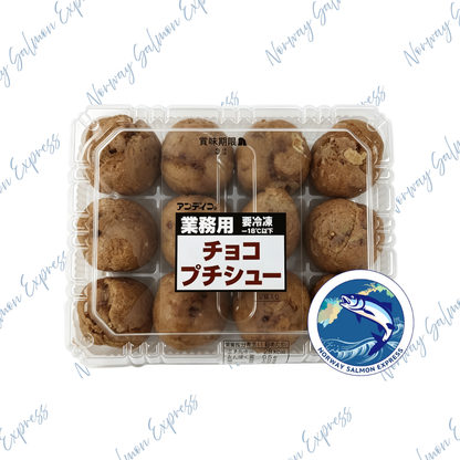 日本朱古力泡芙 (100g/12粒)(急凍-18°C)
