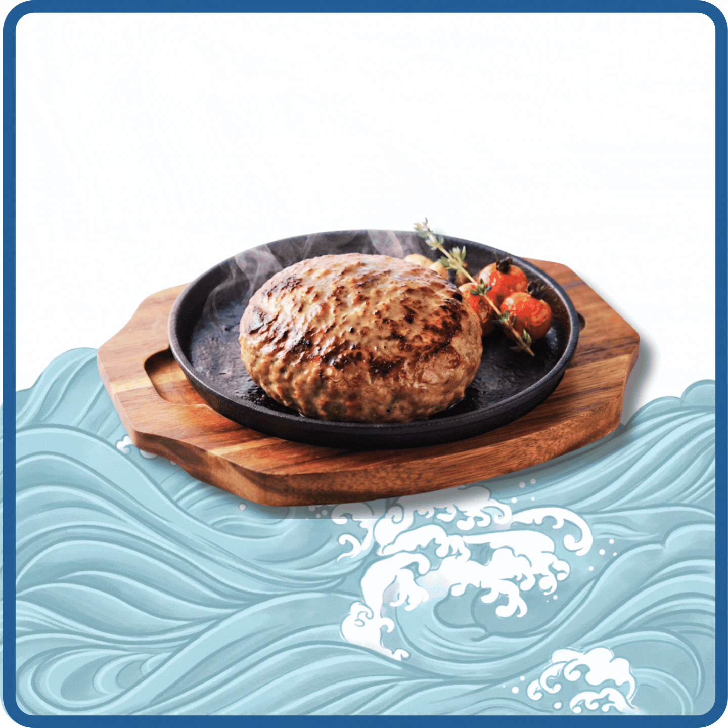 日本手工黑毛和牛漢堡扒(150g)(急凍-18° C)