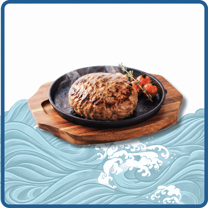 日本手工黑毛和牛漢堡扒(150g)(急凍-18° C)