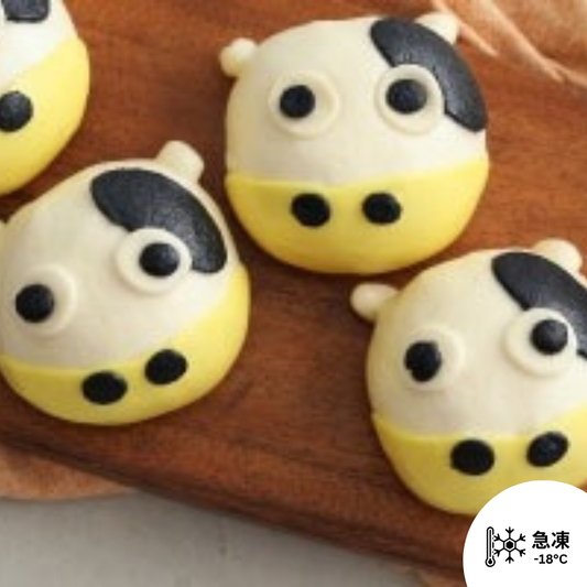 可愛造型包 冷凍乳牛包(椰蓉餡) 240g (4個裝)