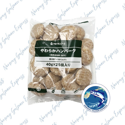 (熟)日本漢堡扒(25塊/1 kg)(急凍-18°C)