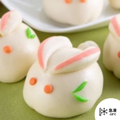 可愛造型包-冷凍小兔包(紅豆餡) 240g (4個裝)