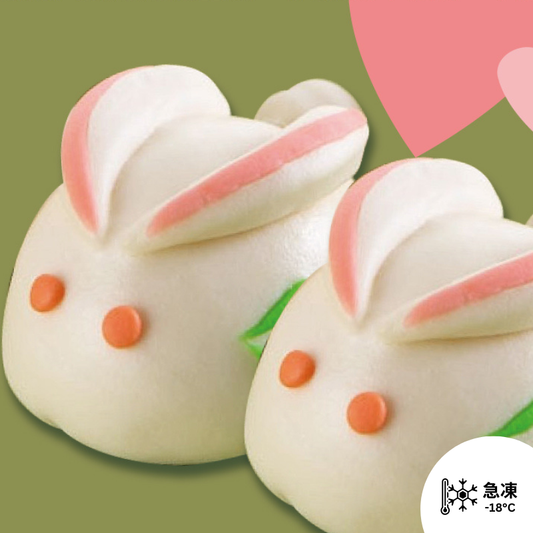 可愛造型包-冷凍小兔包(紅豆餡) 240g (4個裝)