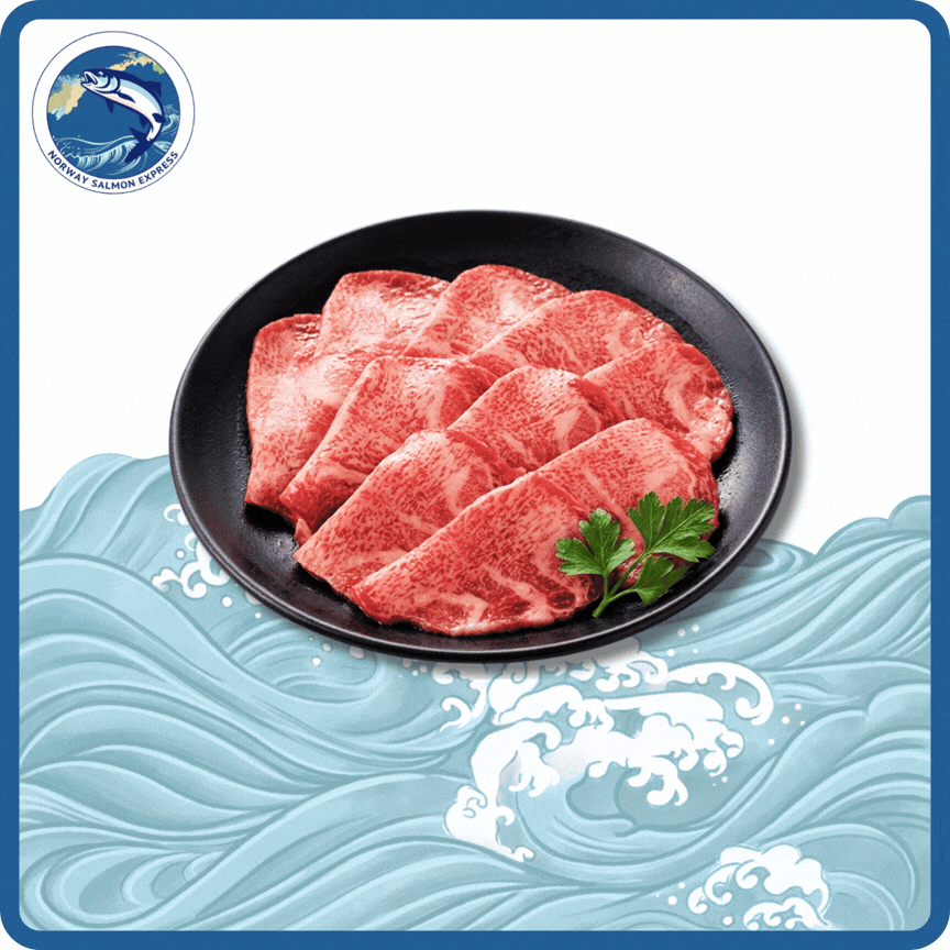 極上牛舌心切片(簿切)(15-20pcs/130g)(急凍-18°C)