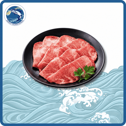 極上牛舌心切片(簿切)(15-20pcs/130g)(急凍-18°C)