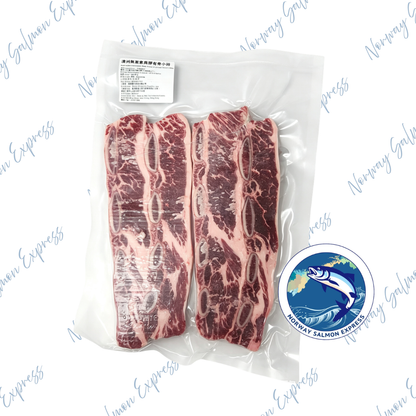 澳洲無激素黑安格斯肩胛有骨小排 (350g)(急凍-18° C)