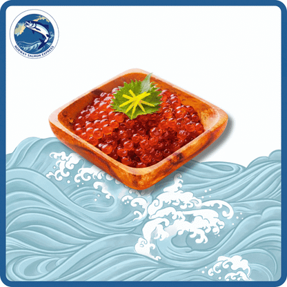 日本三文魚籽(鱒魚籽)醬油漬(250g)(急凍-18°C)