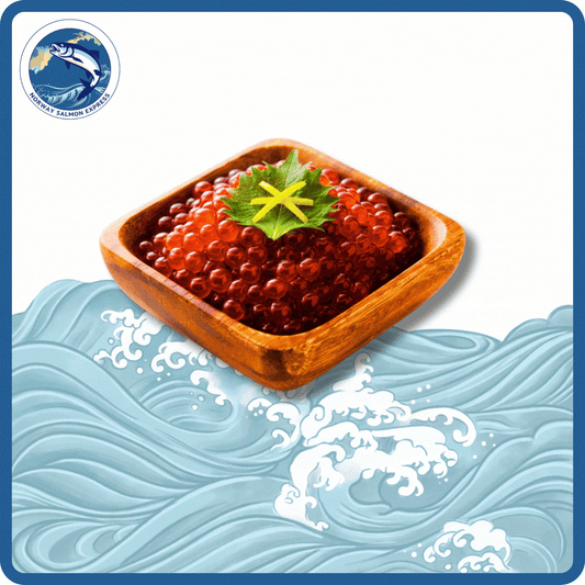 日本三文魚籽(大粒)醬油漬(500g)(急凍-18°C)