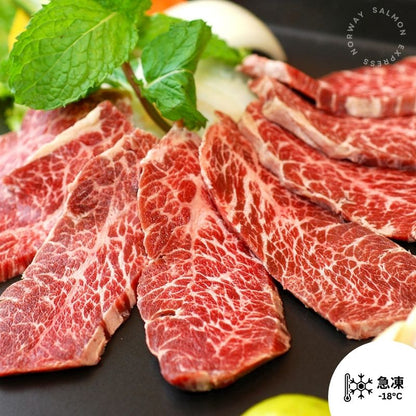 美國安格斯牛小排肥牛片 - 8-12片 (約200G)