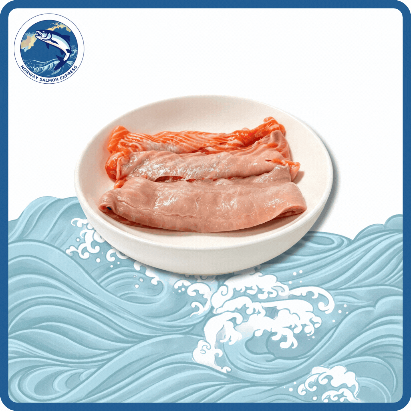 【需預訂】挪威三文魚雜 - 肉邊皮夾肉 (300g)