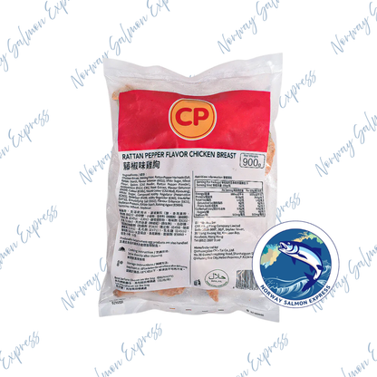 泰國CP - 慢煮無激素即食嫩熟雞胸(麻辣藤椒味)(900g)