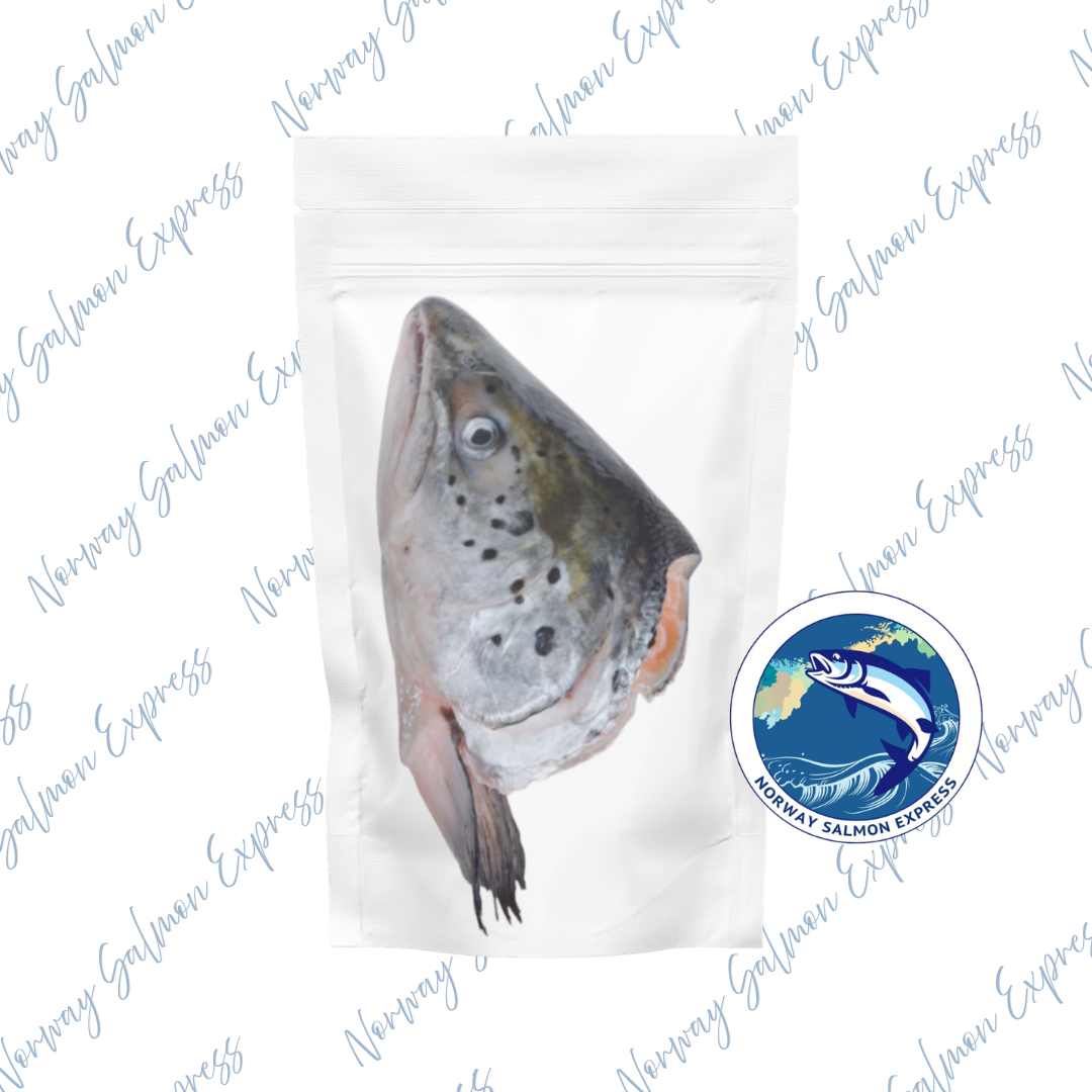 挪威急凍連鰓三文魚頭(約300-400克)(急凍-18° C)