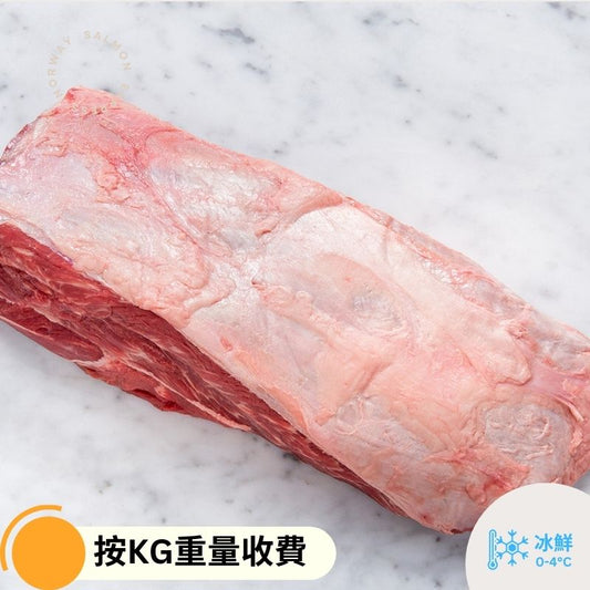 【按KG重量收費】原件冰鮮-澳洲無激素黑安格斯M3+牛板鍵 (每件2.5-3kg)