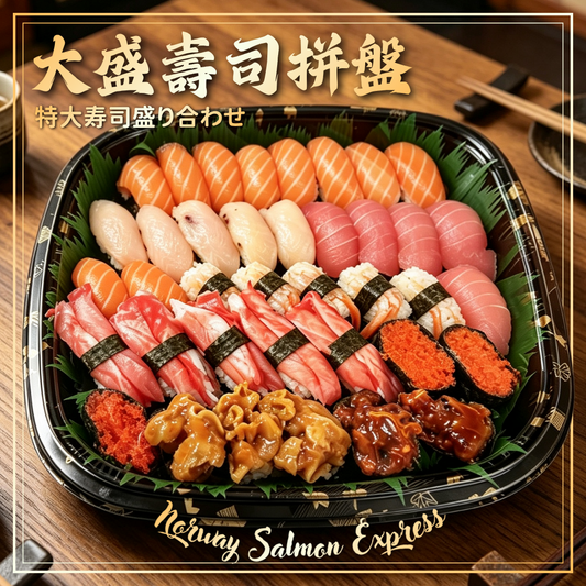 【需預訂】大盛壽司拼盤(轉花之戀壽司飯) - 分2盤