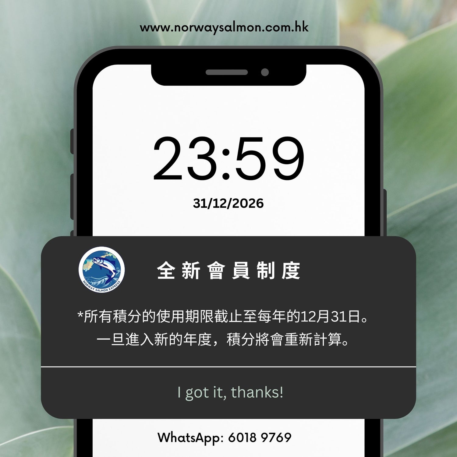 Norway Salmon Express - Membership