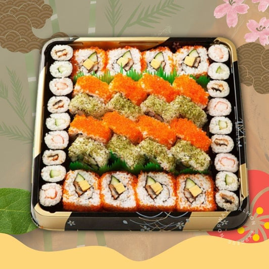 漁鮮快遞 - 盛卷壽司拼盤 42件 (手握壽司)