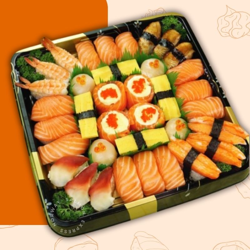 漁鮮快遞 - 九谷壽司拼盤 36件 (手握壽司)
