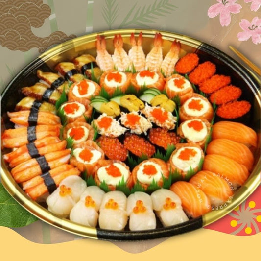 漁鮮快遞 - 百匯壽司拼盤 51件 (手握壽司)