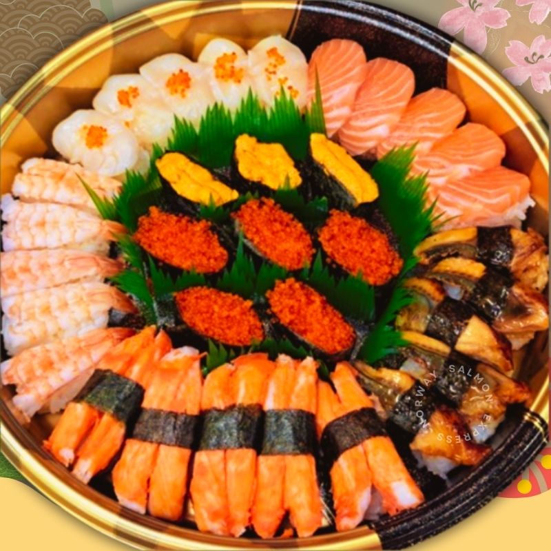 漁鮮快遞 - 百匯壽司拼盤 51件 (手握壽司)