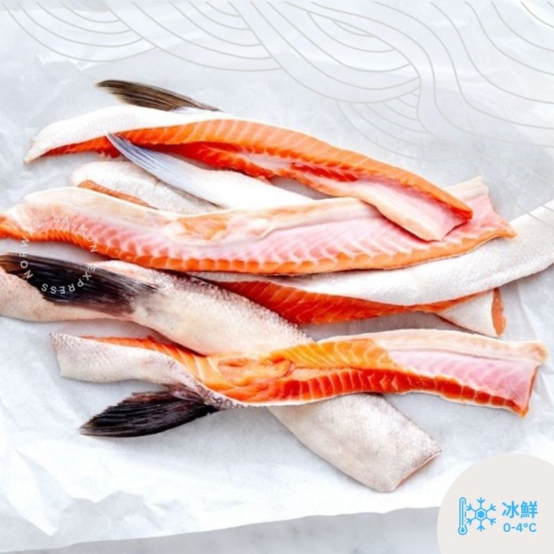 【預訂款】冰鮮三文魚魚鰭腩 (200g/6條)